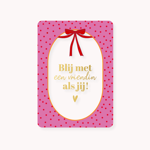 Blij met vriendin als jij